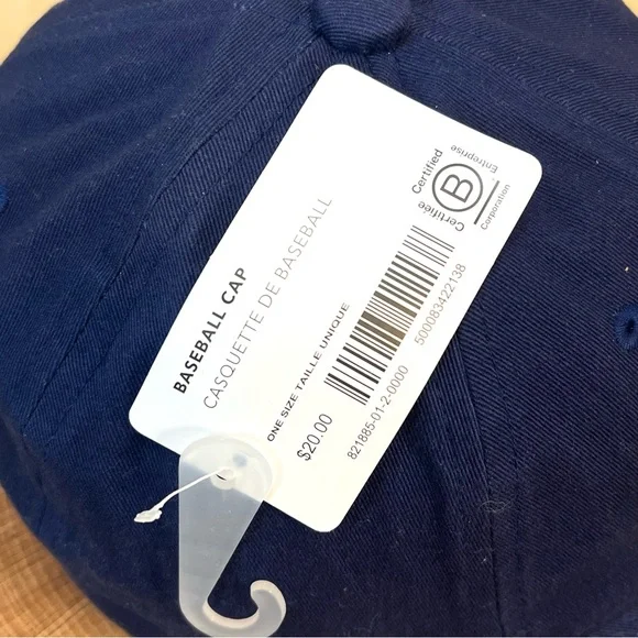 NWT Athleta Girl Baseball Cap Navy Blue Adjustable OS - Picture 8 of 8